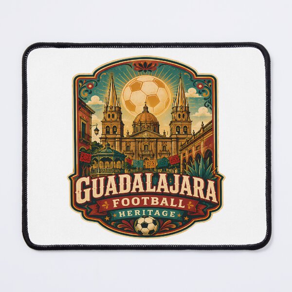 Item preview, Guadalajara Football Heritage Retro Soccer Shirt designed and sold by banisters.