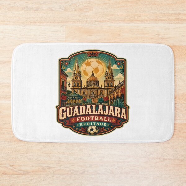 Item preview, Guadalajara Football Heritage Retro Soccer Shirt designed and sold by banisters.