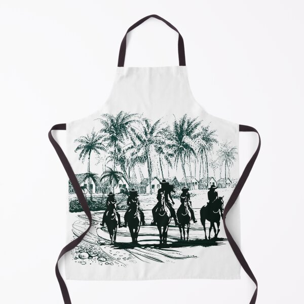 Item preview, Horse riders on the beach designed and sold by MeadowsAndInk.
