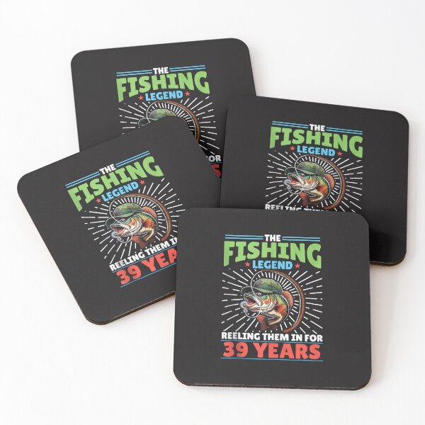 Item preview, Fishing Legend Reeling Them In for 39 Years Funny Fisherman 39th Birthday Gift designed and sold by kiralynstration.