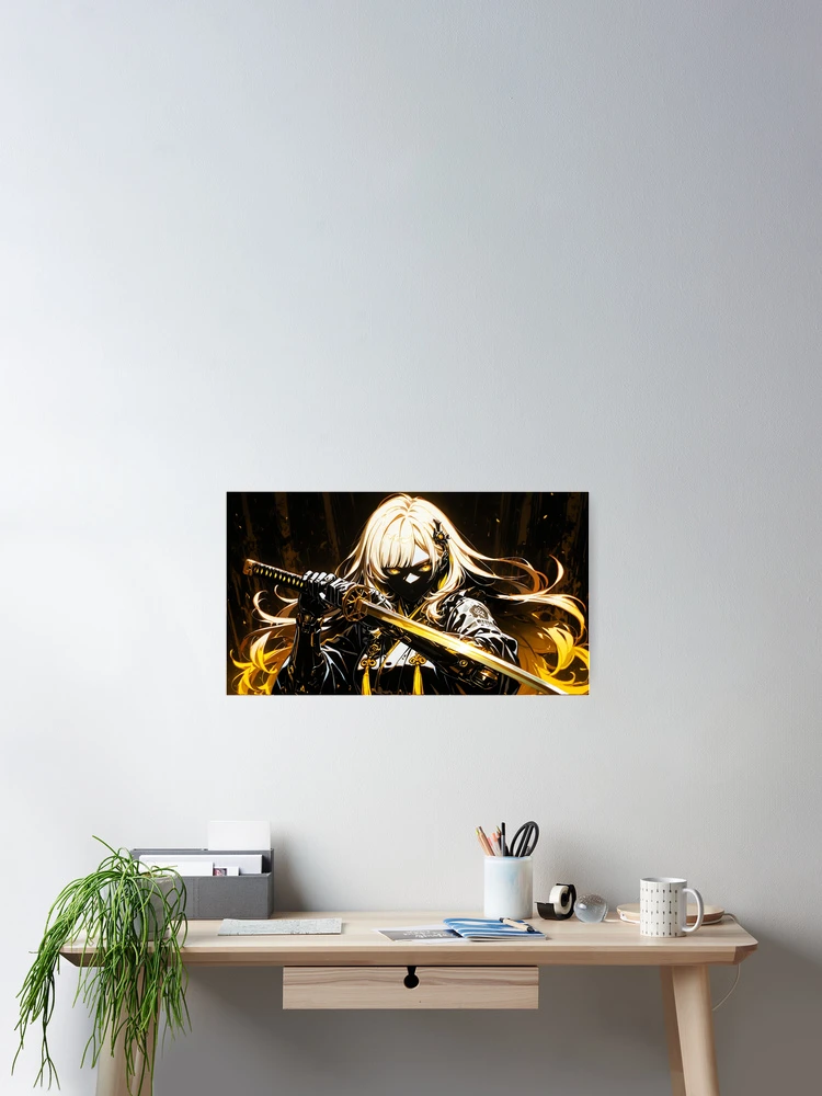 Thumbnail 2 of 3, Poster, Cyborg Samurai designed and sold by Emaple.