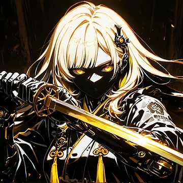 Artwork thumbnail, Cyborg Samurai by Emaple