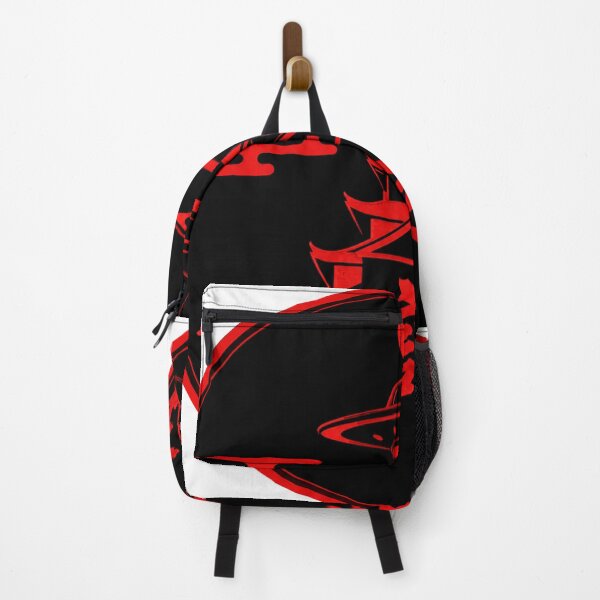 Item preview, Japanese Mystery Castle UFO Kanji "Nazo" Red Moon Emblem | Black & Red Urban Legend Design designed and sold by Handcan.