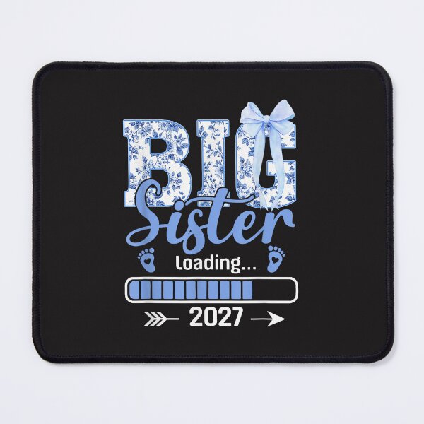Item preview, Big Sister Loading 2027 Coquette Bow Baby Pregnancy Announcement Design designed and sold by kiralynstration.