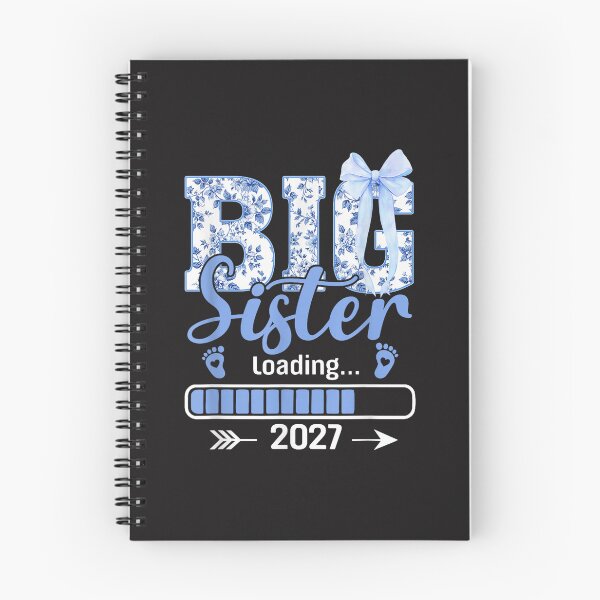 Item preview, Big Sister Loading 2027 Coquette Bow Baby Pregnancy Announcement Design designed and sold by kiralynstration.