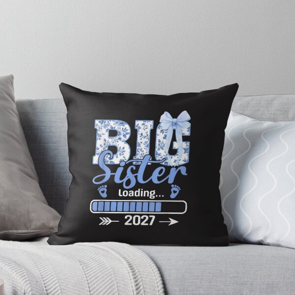 Item preview, Big Sister Loading 2027 Coquette Bow Baby Pregnancy Announcement Design designed and sold by kiralynstration.