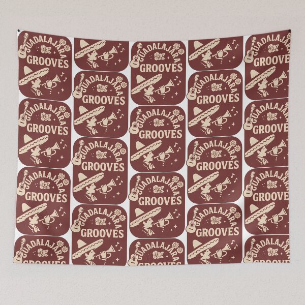 Item preview, Guadalajara Grooves Mariachi Music Vibes designed and sold by banisters.