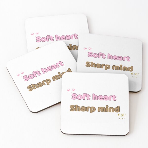 Item preview, Soft Heart Sharp Mind Cute Minimalist Mental Wellness designed and sold by Rehnair.