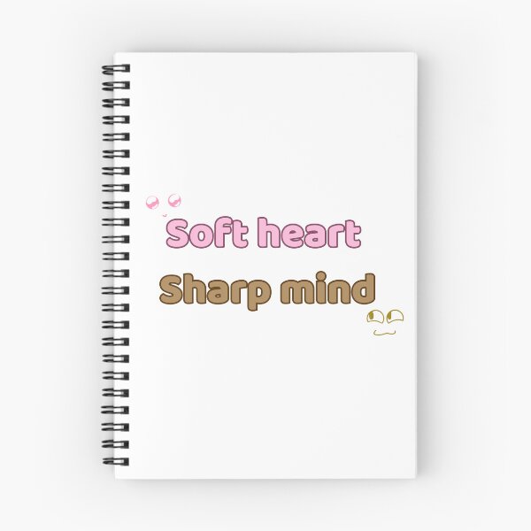 Item preview, Soft Heart Sharp Mind Cute Minimalist Mental Wellness designed and sold by Rehnair.