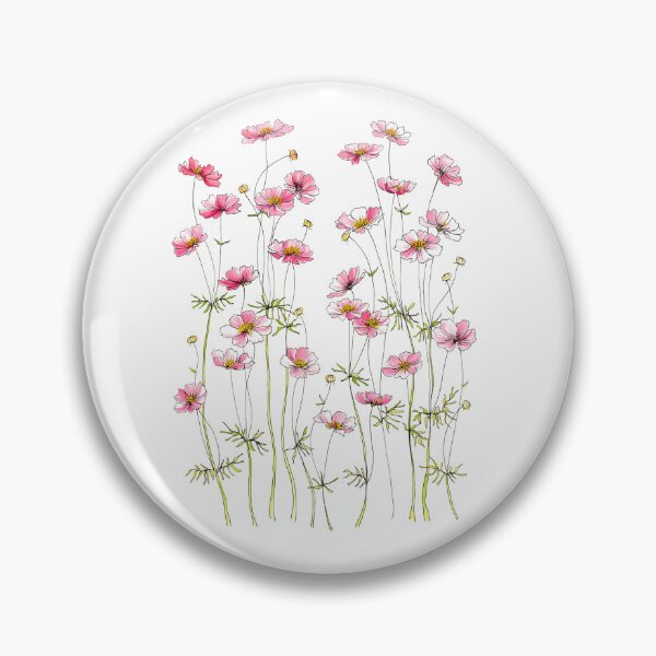Item preview, Flores de cosmos rosas designed and sold by osanegulja5.