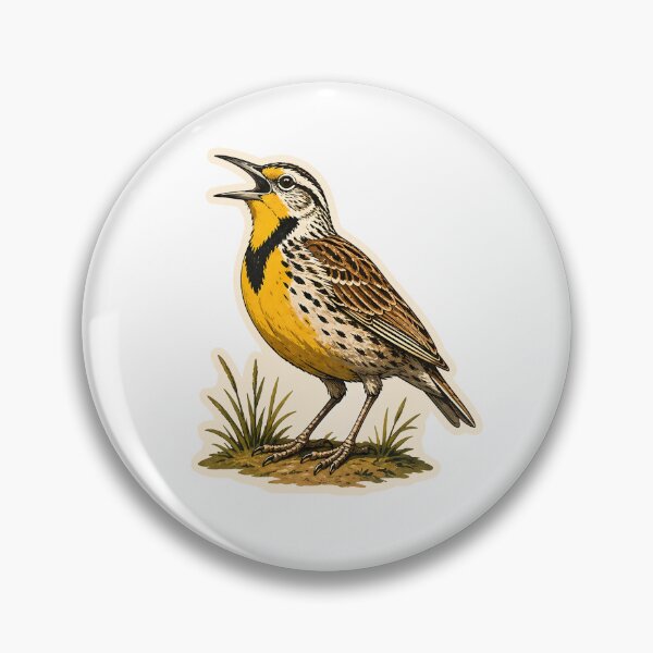 Item preview, Meadowlark Bird designed and sold by ChemicalXShop.