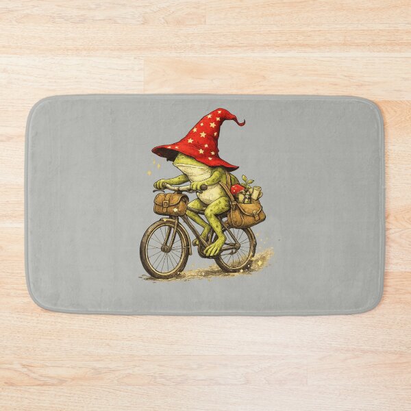 Item preview, Frog Riding Bicycle Funny Cycling Gift Art designed and sold by Corvoria.