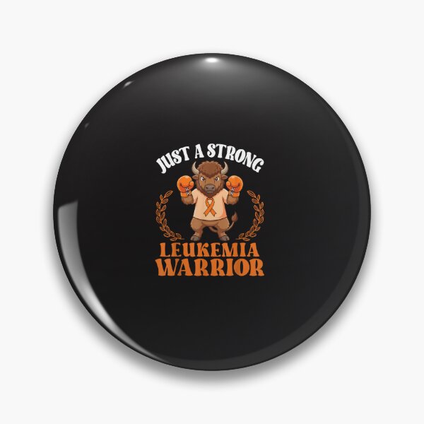 Item preview, Just A Strong Leukemia Warrior Cute Bison Cancer Awareness Support Design designed and sold by kiralynstration.