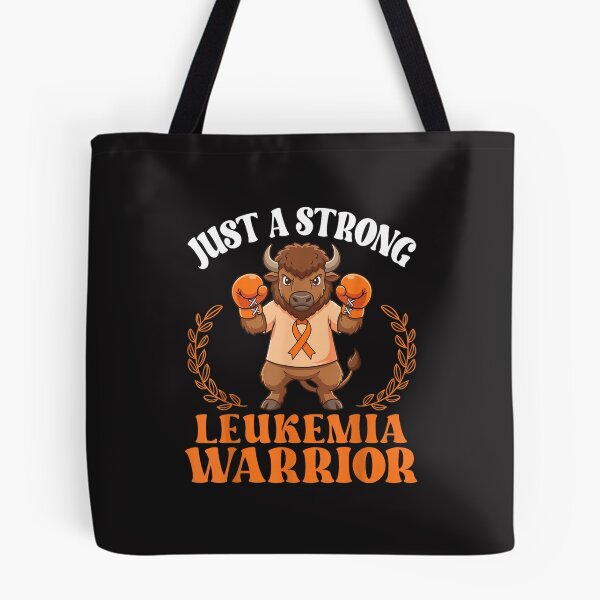 Item preview, Just A Strong Leukemia Warrior Cute Bison Cancer Awareness Support Design designed and sold by kiralynstration.