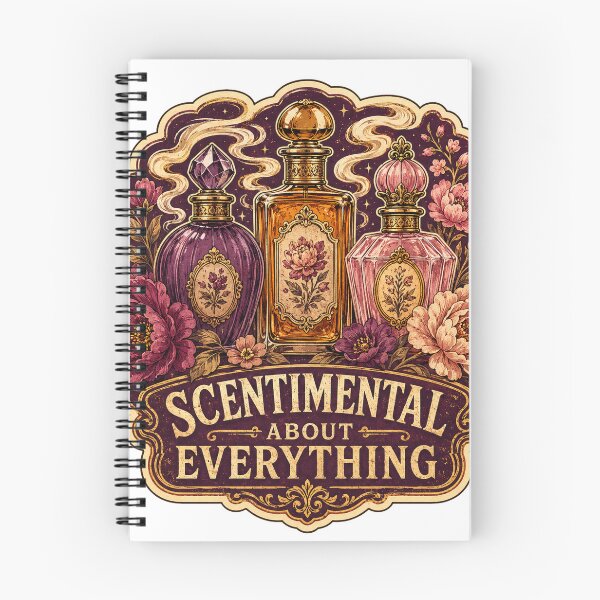 Item preview, Scentimental About Everything Vintage Perfume Bottles designed and sold by Peak Pop Designs | Funny Gifts, Cozy Art & Cute Animals .