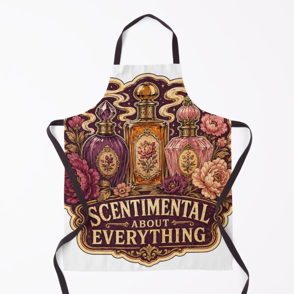 Item preview, Scentimental About Everything Vintage Perfume Bottles designed and sold by Peak Pop Designs | Funny Gifts, Cozy Art & Cute Animals .