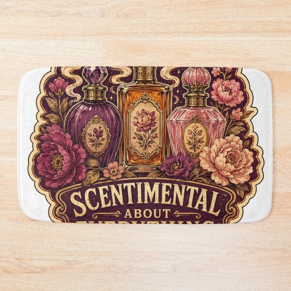 Item preview, Scentimental About Everything Vintage Perfume Bottles designed and sold by Peak Pop Studio..