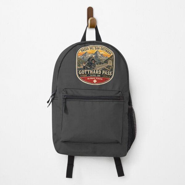 Item preview, Gotthard Pass Switzerland Gotthardpass Motorcycle Sticker TShirt 06 designed and sold by OuterShellUK.