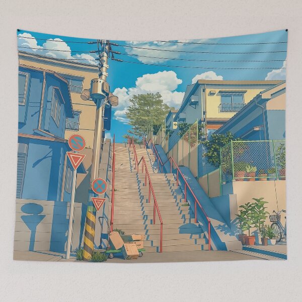 Item preview, Anime Scenery Beautiful Landscape Design designed and sold by mazyoy.