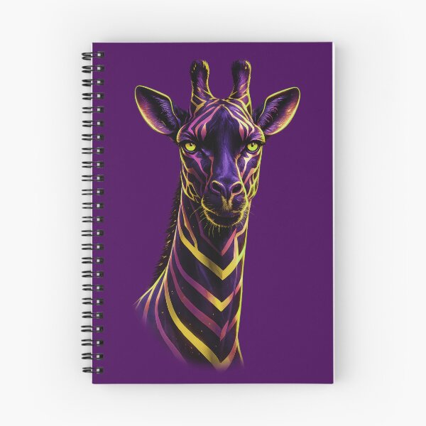 Item preview, Neon Giraffe Cyberpunk Animal Retro Safari Poster designed and sold by K Design Store.
