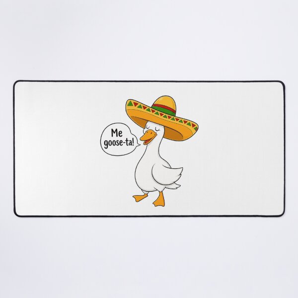 Item preview, Me Goose-ta - Funny Spanish Goose pun designed and sold by kelvinmunene13.