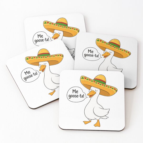 Item preview, Me Goose-ta - Funny Spanish Goose pun designed and sold by kelvinmunene13.