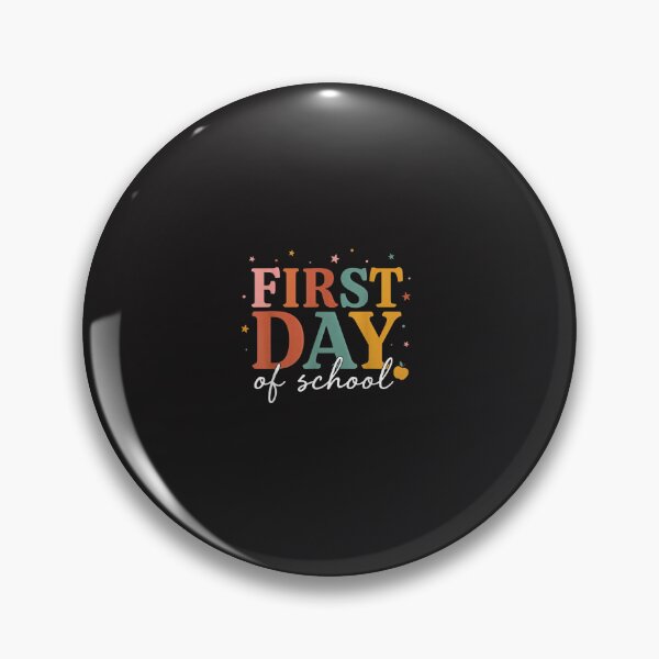 Item preview, First Day of School Colorful Retro Teacher Student Back to School Design designed and sold by kiralynstration.