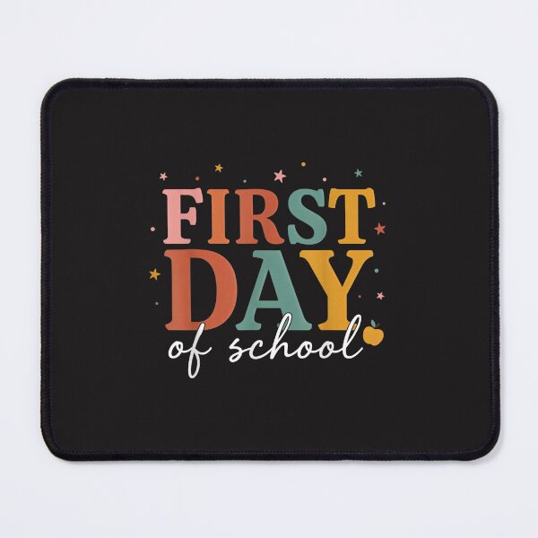 Item preview, First Day of School Colorful Retro Teacher Student Back to School Design designed and sold by kiralynstration.