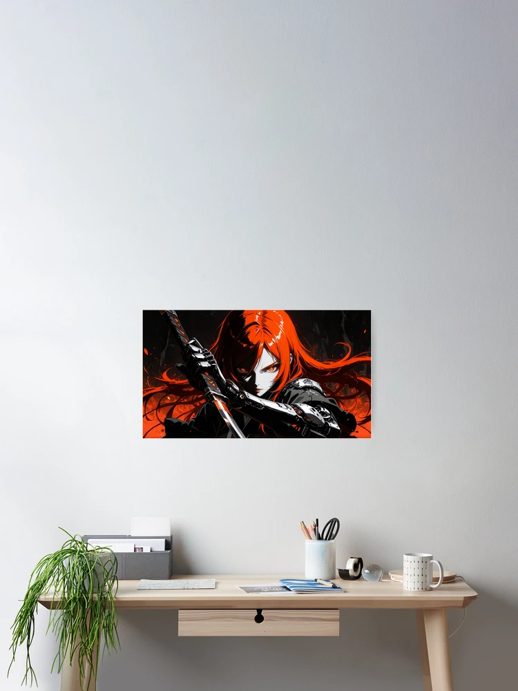 Thumbnail 2 of 3, Poster, Cyborg Samurai designed and sold by Emaple.