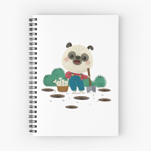 Item preview, Pug Cute Puppy Digging Holes designed and sold by Martukadesign.