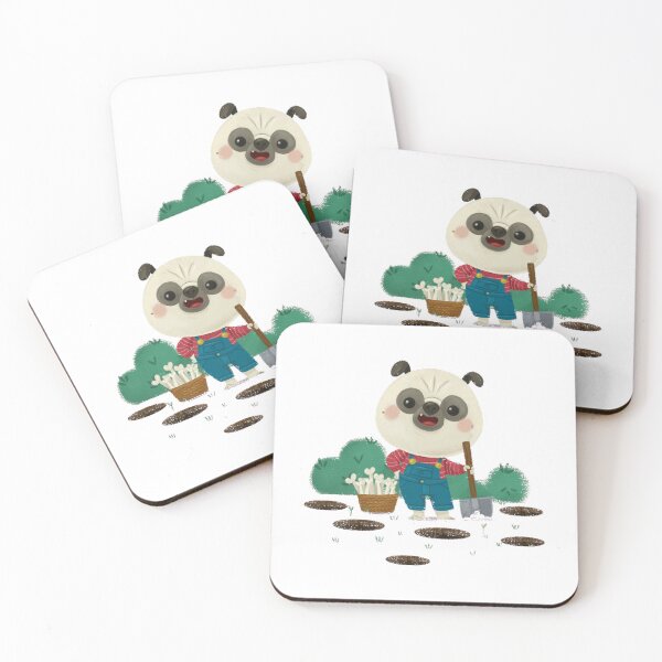 Item preview, Pug Cute Puppy Digging Holes designed and sold by Martukadesign.