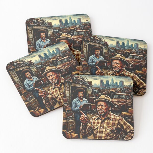 Item preview, Sanford and Son Fred and Lamont Fine Art Tribute designed and sold by Art's Diner.