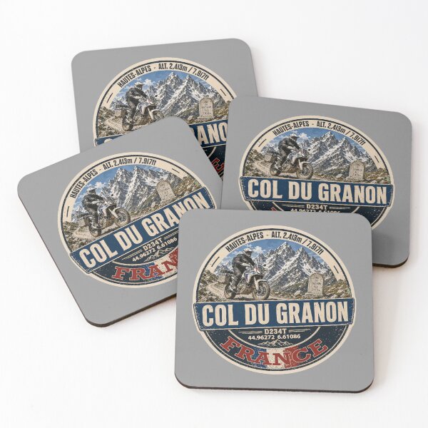 Item preview, Col du Granon France Motorcycle Sticker TShirt 06 designed and sold by OuterShellUK.
