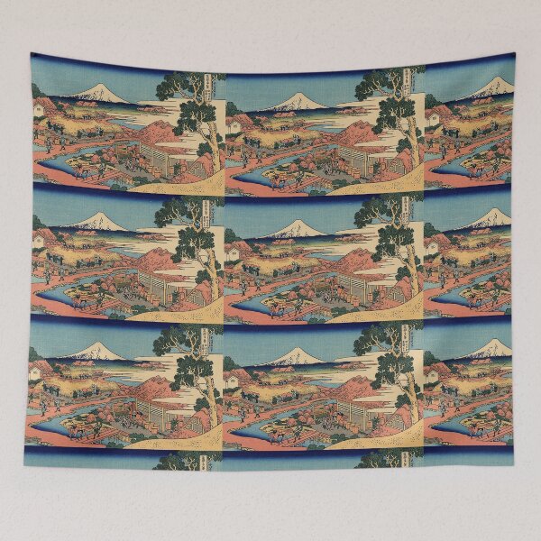 Item preview, 'The Tea Plantation' by Katsushika Hokusai (Reproduction) designed and sold by Classic Visions Gallery.