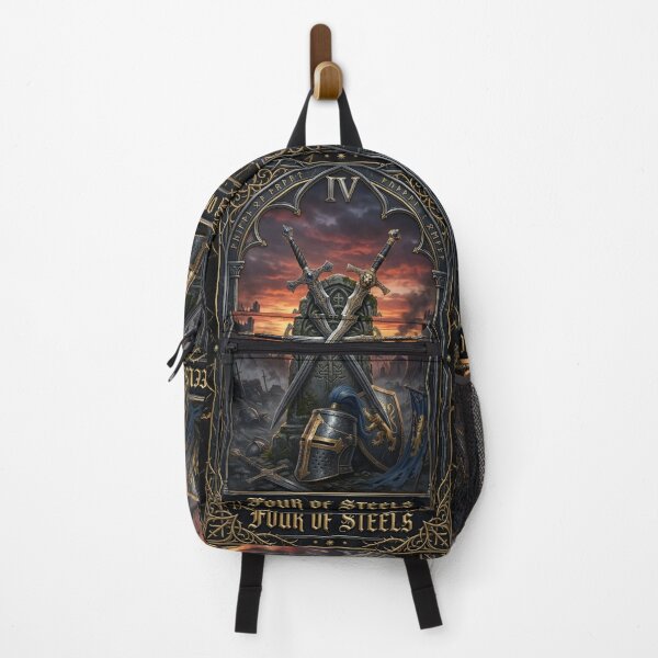 Item preview, Four of Steels- tarot card designed and sold by Studio77-Gothic.