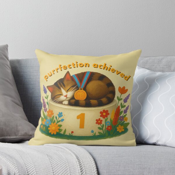 Item preview, Purrfection Achieved designed and sold by TeeHee Puns.