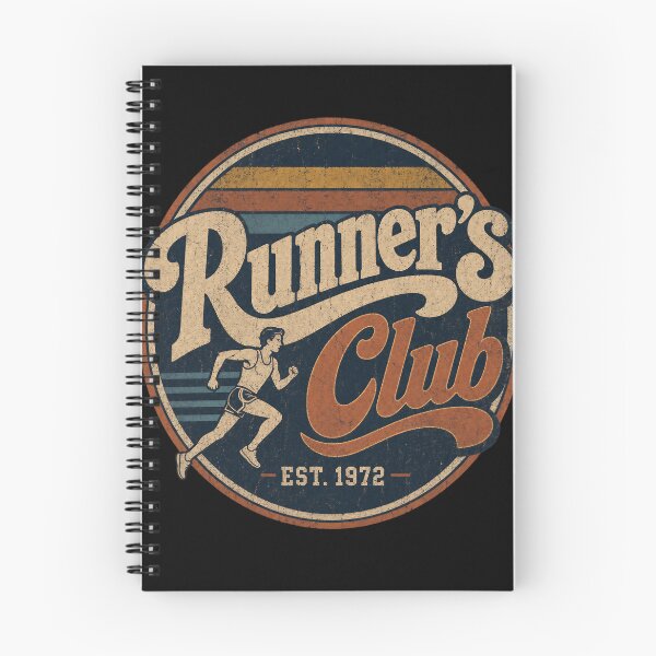 Item preview, Runner's Club – Vintage 70s Athletic Typography Badge designed and sold by Jandedan.