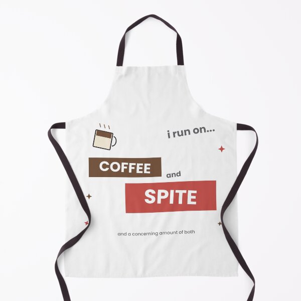 Item preview, I Run On Coffee And Spite Sticker designed and sold by QuirkyCartel.