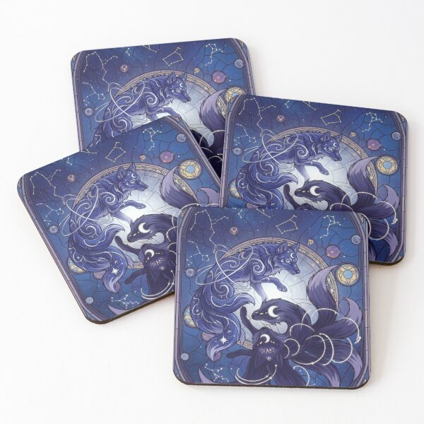 Item preview, The Calestial Yang Fox Moon Head designed and sold by emmawashington.