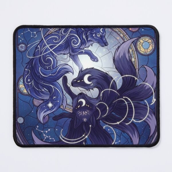 Item preview, The Calestial Yang Fox Moon Head designed and sold by emmawashington.