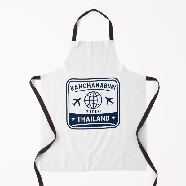 Item preview, Kanchanaburi Thailand Retro Travel Stamp Design designed and sold by Nicha Studio.