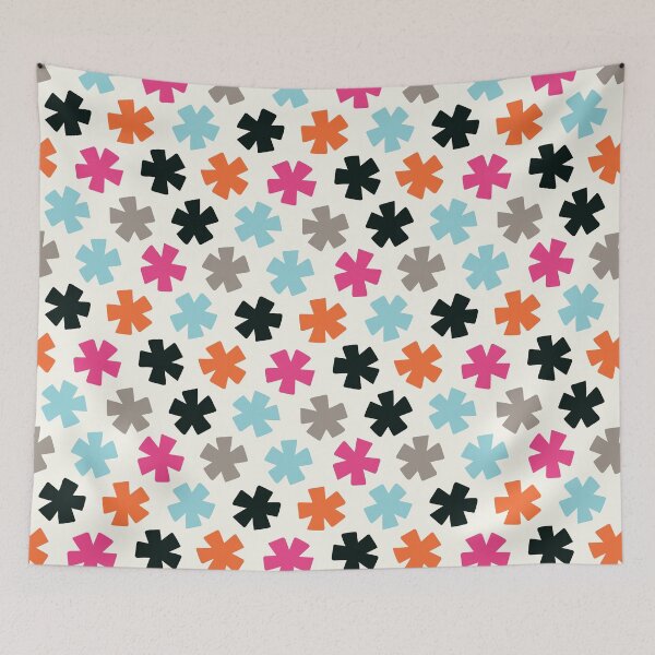 Item preview, Retro Asterisk Confetti Pattern Design designed and sold by Zaya_art.