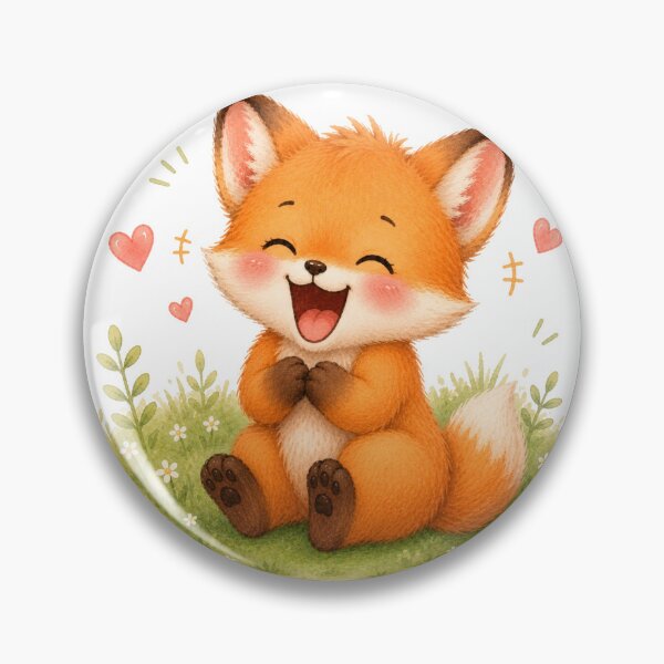 Item preview, Cute Laughing Fox designed and sold by Snikdha.