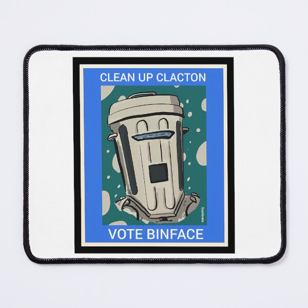 Item preview, Clean Up Clacton. Vote Binface designed and sold by avaletgozzo.