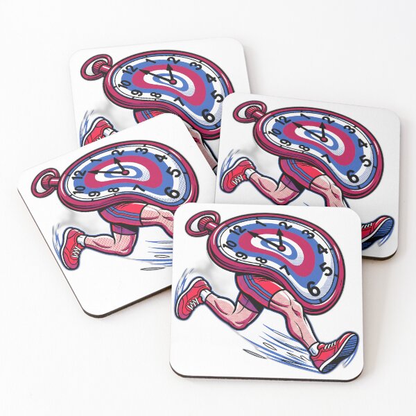 Item preview, Running Late Is My Cardio Melting Clock designed and sold by ryanguas.