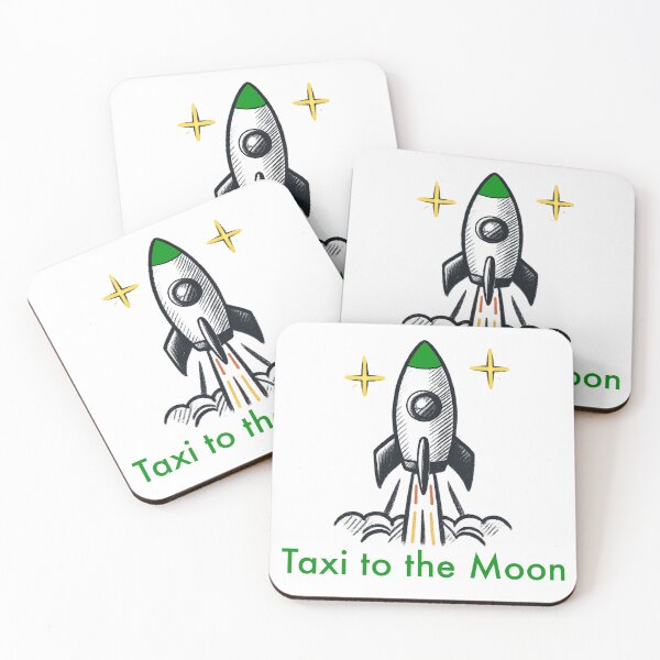 Item preview, Taxi to the Moon| Cute Rocket Design for Dreamers, Space Lovers & Future Astronauts designed and sold by Rocket&Stars.