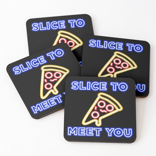 Item preview, Neon Pizza - Slice to meet you designed and sold by extARTNeos.