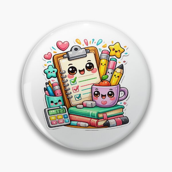 Item preview, Cute Kawaii School Supplies | Teacher Planner Sticker | Back to School  designed and sold by Pixanova.