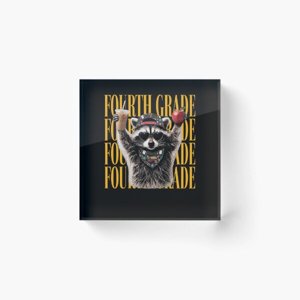 Item preview, Fourth Grade Raccoon Teacher Back To School designed and sold by margamPagenberg.