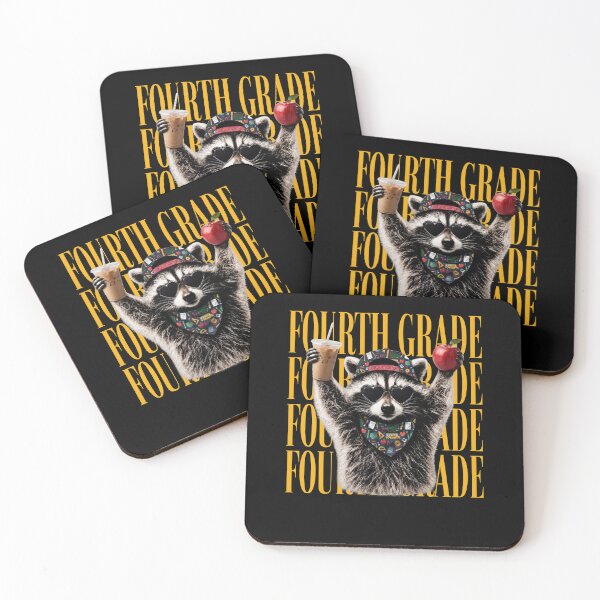 Item preview, Fourth Grade Raccoon Teacher Back To School designed and sold by margamPagenberg.